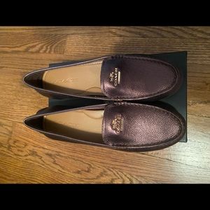 Coach Bronze Leather Mary Lock Up 8.5